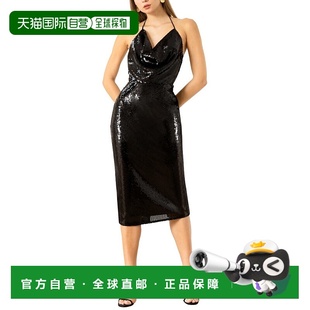 黑色 Drea连衣裙 美国奥莱直发 KIM 自营YUMI