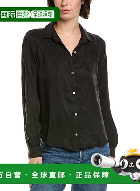 自营Bella Dahl Bishop Sleeve Shirt - black 美国奥莱直发