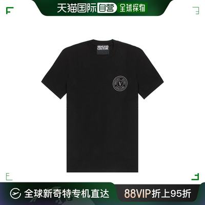 香港直邮Versace Jeans Couture 22秋冬V-EMBLEM系列金属色LOGO男