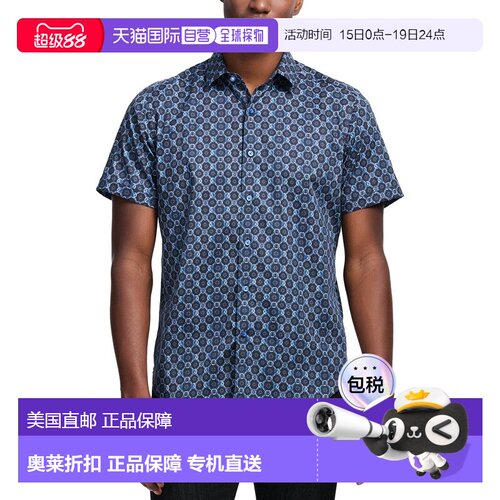 自营Robert Graham Bramston Woven Shirt - navy 美国奥莱直发