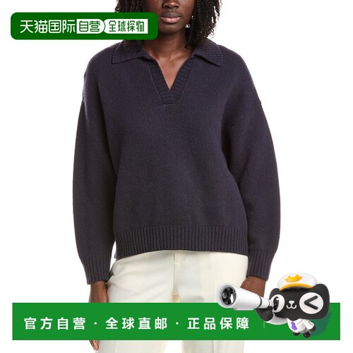 自营周末Max Mara Agre羊毛毛衣-海军蓝 美国奥莱直发