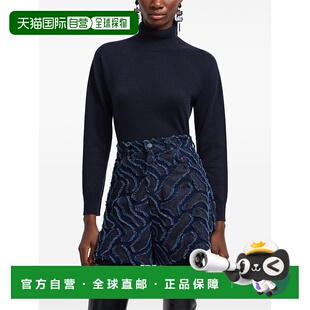 蓝色 短裤 美国奥莱直发 Armani女式 自营Emporio