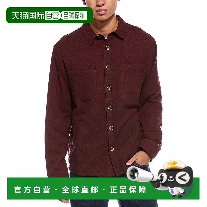 自营Sovereign Code Collier Shacket - red 美国奥莱直发