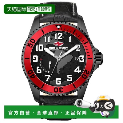 自营Seapro Men's Voyager Black Dial Watch - black 美国奥莱直