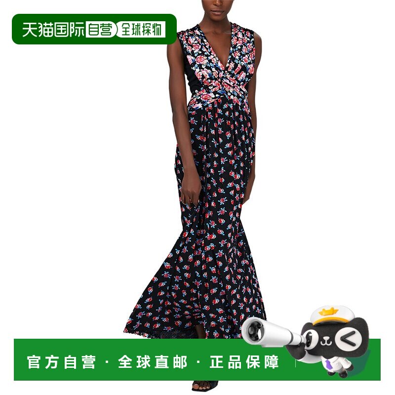 自营Diane von Furstenberg Marika 连衣裙 - 黑色 美国奥莱直发