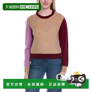 自营Brodie Cashmere Colorblocked Wool & Cashmere-Blend Sweat