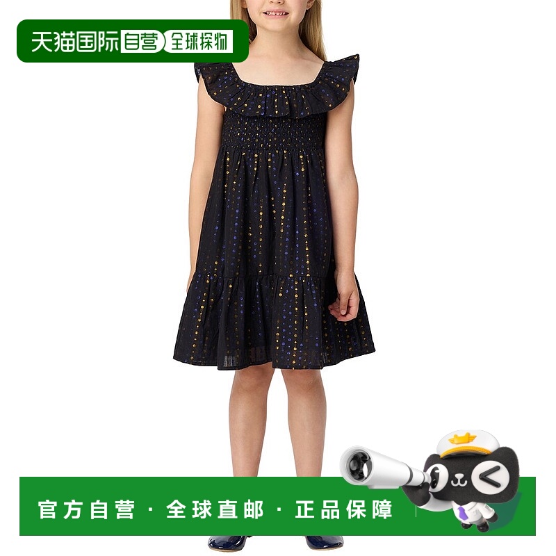 自营 Roller Rabbit Lurex Dot Ryan 连衣裙 - 黑色 美国奥莱直发