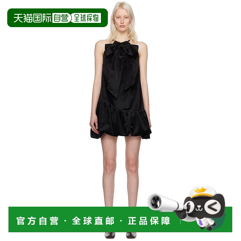 1h可退 香港直邮潮奢 Kika Vargas 女士 黑色 Suzi 连衣裙 SuziDr