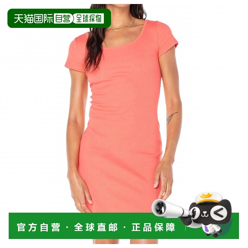 自营 roxy糖珊瑚好纪念品连衣裙-糖珊瑚 美国奥莱直发