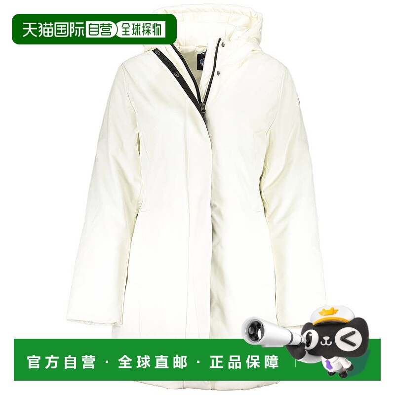 自营 North Sails涤纶夹克和女式大衣-白色外套 美国直发奥莱