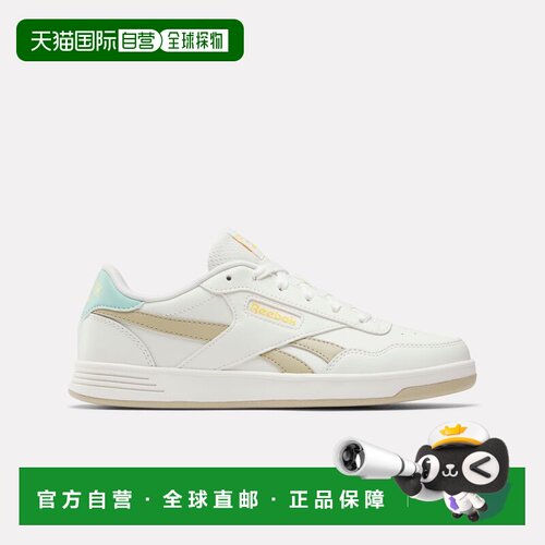自营Reebok女子Reebok Court高级粉笔/经典米色M-粉笔/经典米色