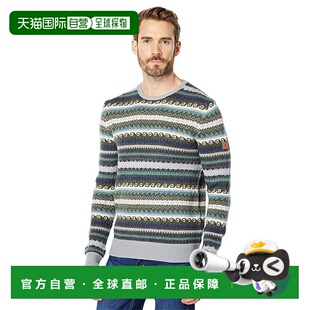 自营 royal robbins皇家罗宾斯红杉毛衣男式白镴公平岛圆领套头衫