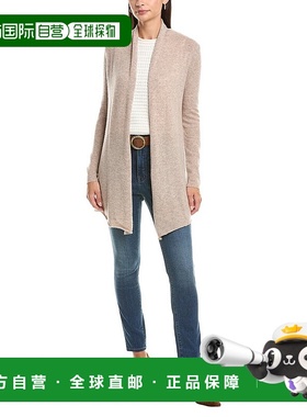 自营InCashmere Flyaway Cashmere Cardigan - tan 美国奥莱直发