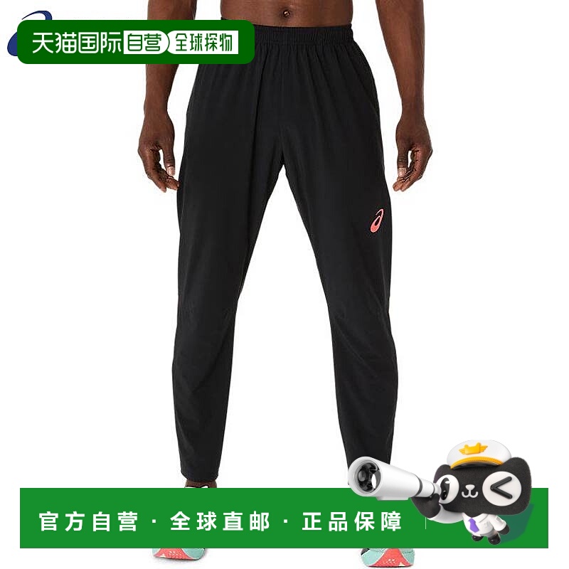 自营 ASICS 男士混合弹力编织长裤服装训练裤长裤弹力运动 ASICS