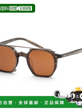 自营Oliver Peoples Men's 47 mm Brown Opticals - dark militar