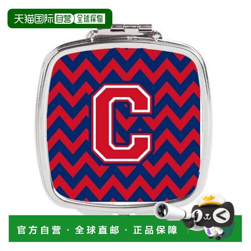 自营Carolines Treasures CJ1054-CSCM 字母 C 雪佛龙耶鲁蓝正品