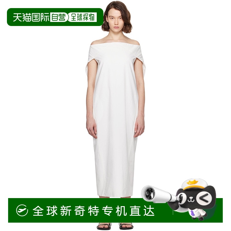 1h可退 香港直邮潮奢 The Row 女士 灰白色 Anitas 连衣裙 8887W3