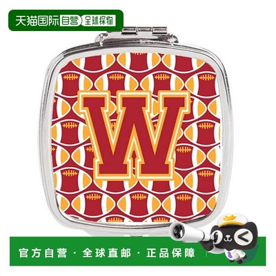 自营 Carolines Treasures CJ1070-WSCM 字母 W 足球红衣主正品