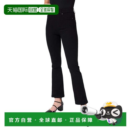 自营SPANX Women's Kick Flare Denim Jeans, Clean Black, L - b