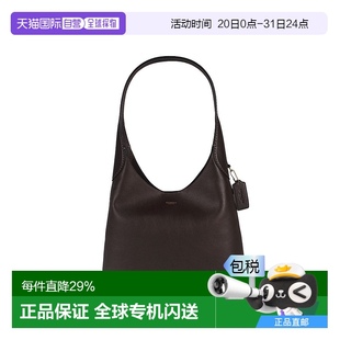 女士皮質(zhì)單肩手提包 香港直郵Coach蔻馳 女包 Brooklyn28 CU068