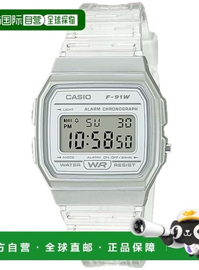自营Casio Men's Transparent White Digital Watch - F-91WS-7CF