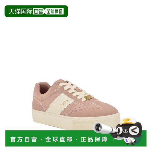 自营guessPalinna Faux-Leather Sneakers - light pink 680 美国