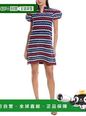 自营Sail to Sable Ric-Rac Button Front Linen-Blend Mini Dres