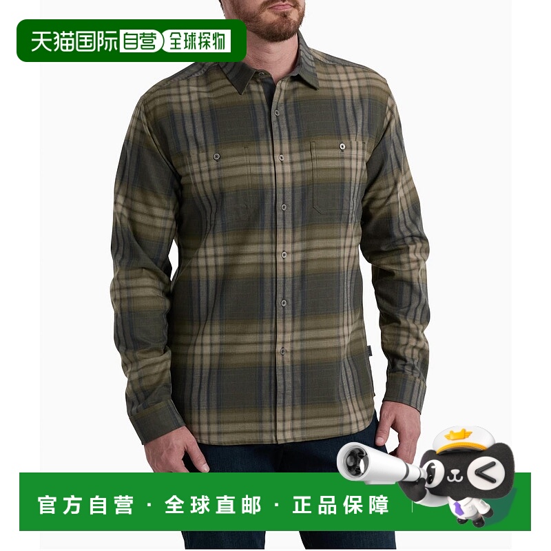自营kuhlMen's Fugitive Flannel Shirt In Smokey Sage - smokey