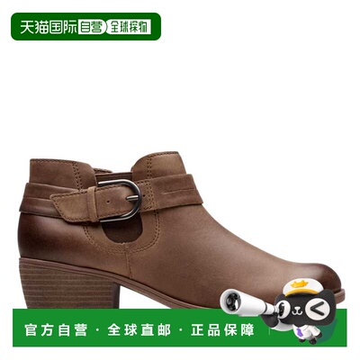 自营Women's Clarks Charlten Rae Ankle Boot Mushroom Oily 261