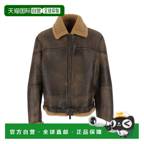 香港直邮Emporio Armani 米色羊羔毛夹克 BLOUSON JACLET长袖