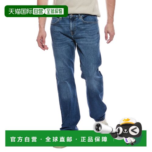 自营7 For All Mankind Austyn Fishers Straight Jean - blue 美