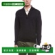 Merino 自营Bruno Zip Plaited Mock Wool Magli Neck Sweate