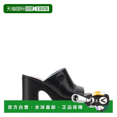 自营chiara ferragniPlatform Sandal With Block Heel - black