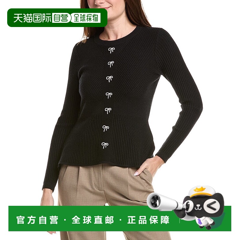 自营Nanette Nanette Lepore Knit Sweater - black 美国奥莱直发