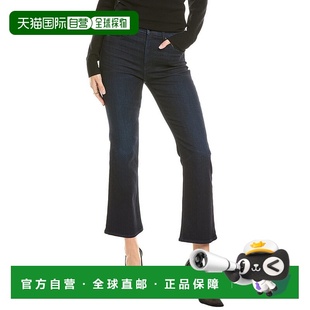 bone Nina Esme 自营 蓝色 高腰九分喇叭牛仔裤 美国奥莱 rag