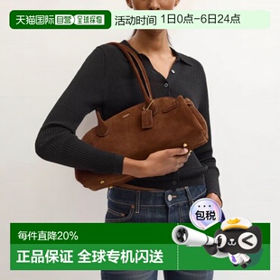 Empire Carryall34女士皮革单肩手提包绒面 专柜款 香港直邮COACH