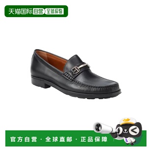 自营 Bally Simpler 男士 6230241 黑色皮革乐福鞋 - 黑色 美国奥