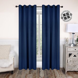 Blackout Drapes Thermal Bedroom  Curtains Grommet Curtain Pa
