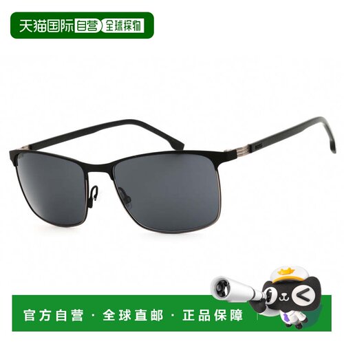 自营hugo bossBOSS 1635/S 0TI7 00哑光黑/深灰-哑光黑 美国奥莱