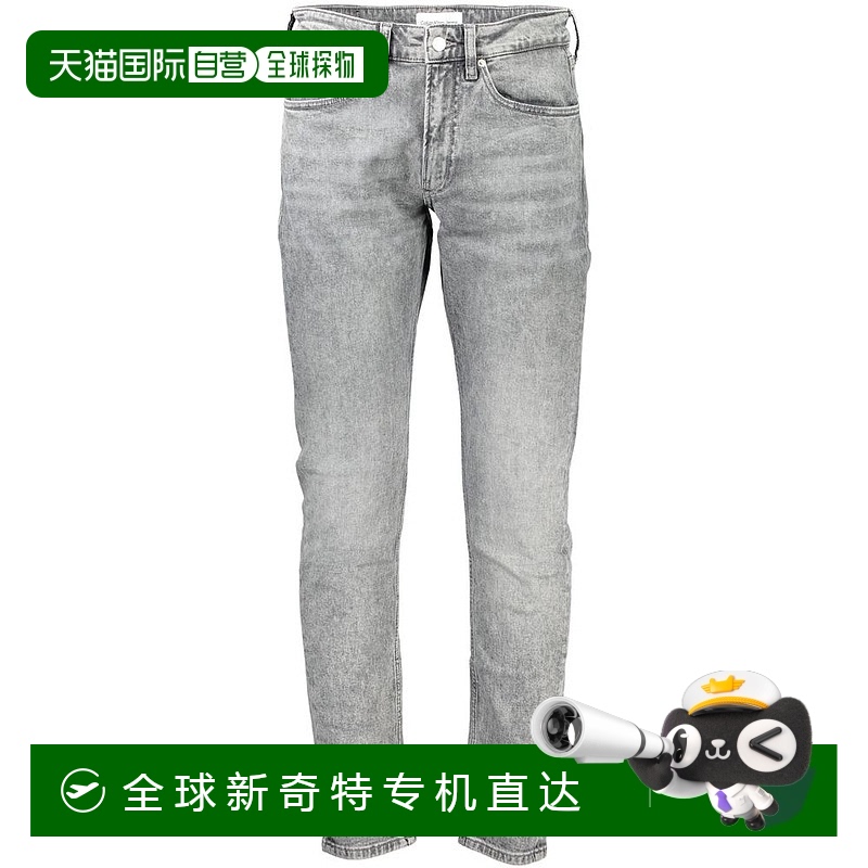 自营 calvin klein凯文克莱棉质牛仔裤和男式长裤-灰色 【美国奥
