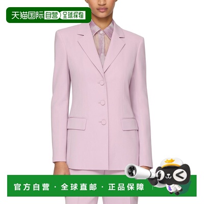 自营Lafayette 148 New York Plus Single Breasted Blazer - pur