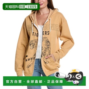 黄色 T圣莫尼卡老虎拉链连帽衫 美国奥莱直发 Social 自营Project