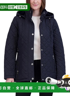 自营Laundry by Shelli Segal Snowchic New Graphic Quilted Jac