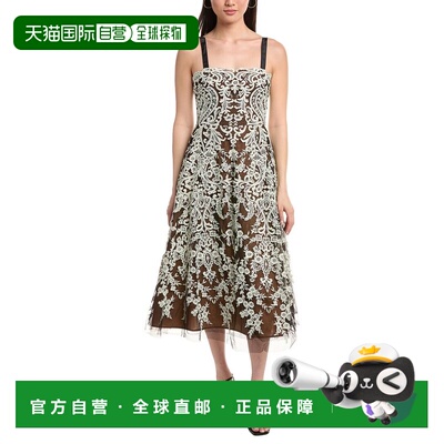 自营Marchesa Notte Soho Tulle Cocktail Dress - white 美国奥