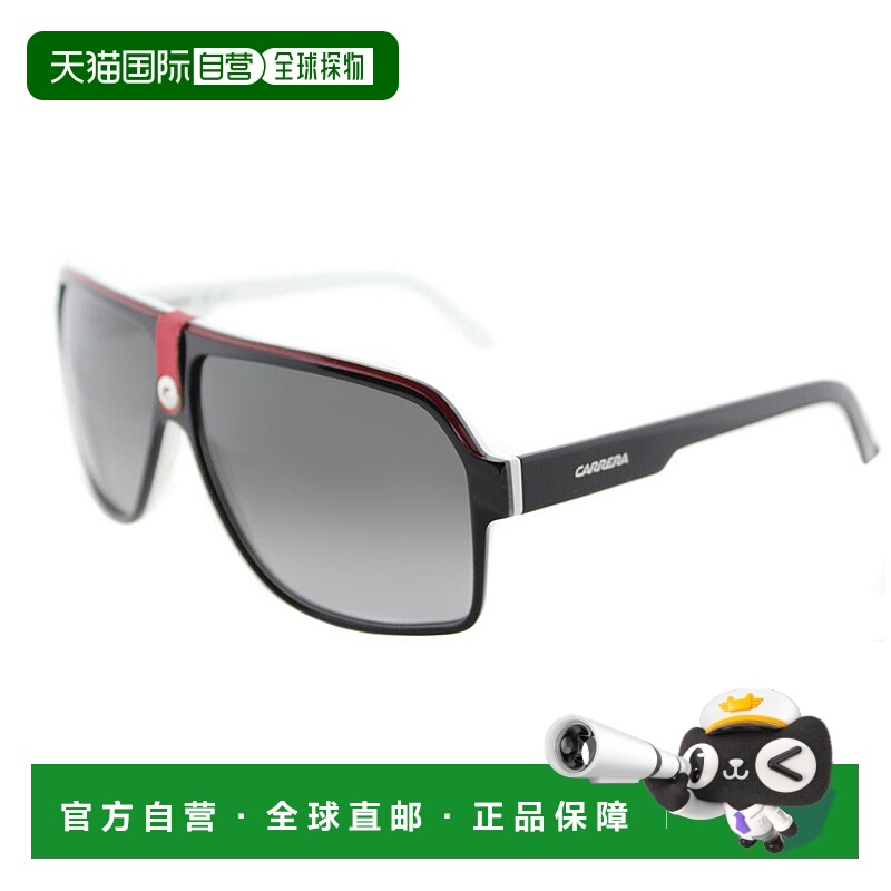 自营Carrera CA CarreRa33 8v4 PT中性飞行员太阳镜-黑色水晶白色