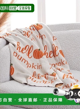 自营 safavieh南瓜毛毯 - 自然色/橙色/绿色 美国奥莱直发