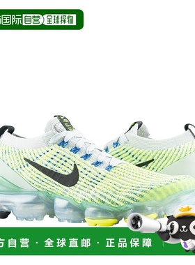 自营 Nike Air Max Vapormax Flyknit 3 银色/黑色-Volt 男子跑步