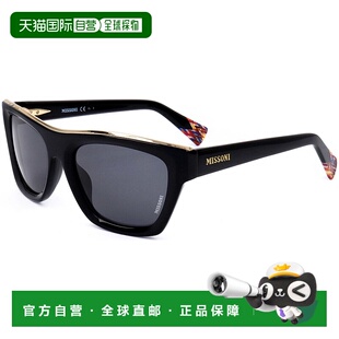 黑色 53毫米灰色太阳镜 美国奥莱直发 Missoni女式 自营