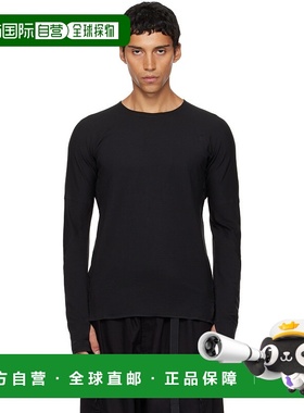 1h可退 香港直邮潮奢 Y-3 男士 灰色 Running 长袖 T 恤 JX4806