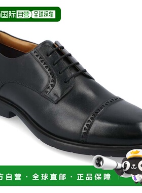 自营Thomas & Vine Kendrick Cap Toe Derby - black 美国奥莱直